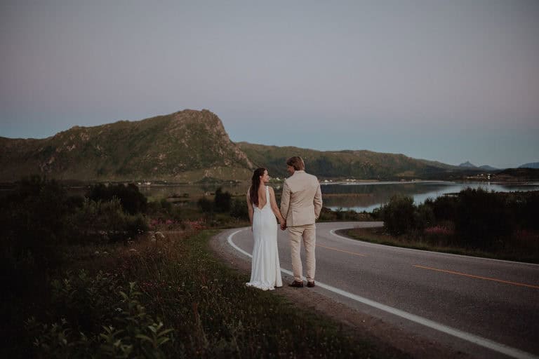 Eventyrlig bryllup i vakre Lofoten