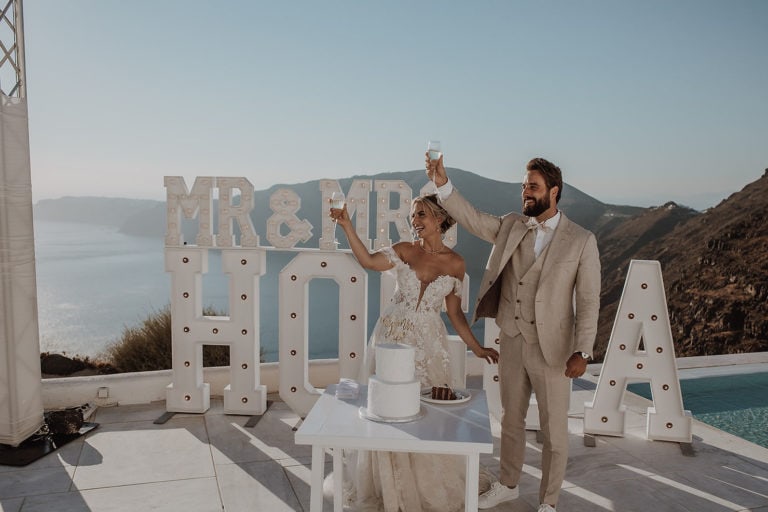 Bryllup i Santorini – Adele G Photography