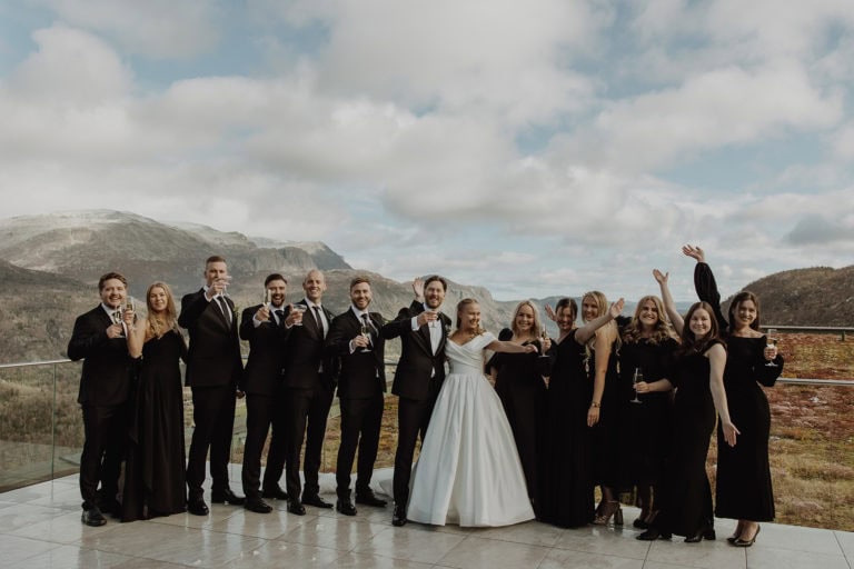 sort antrekk bryllup skarsnuten hotel