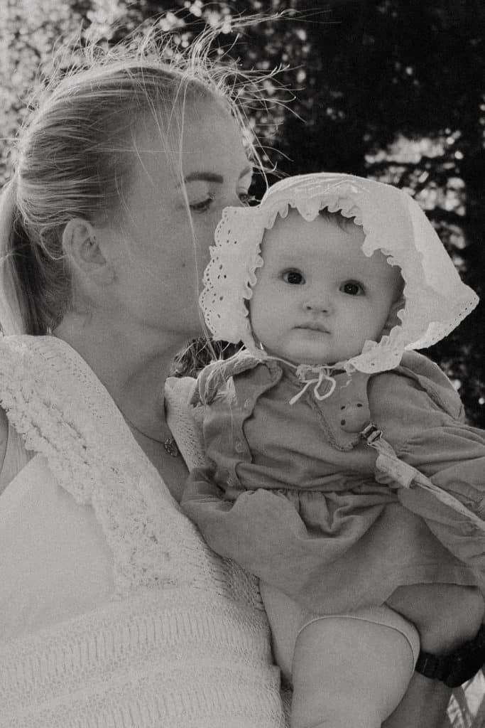Adele G Photography med datteren sin